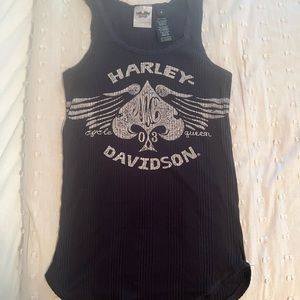 ~SOLD~Harley Davidson Tank Top Ace of Spades